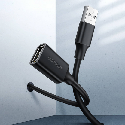 Prelungitor USB UGREEN US103, 3m, Negru