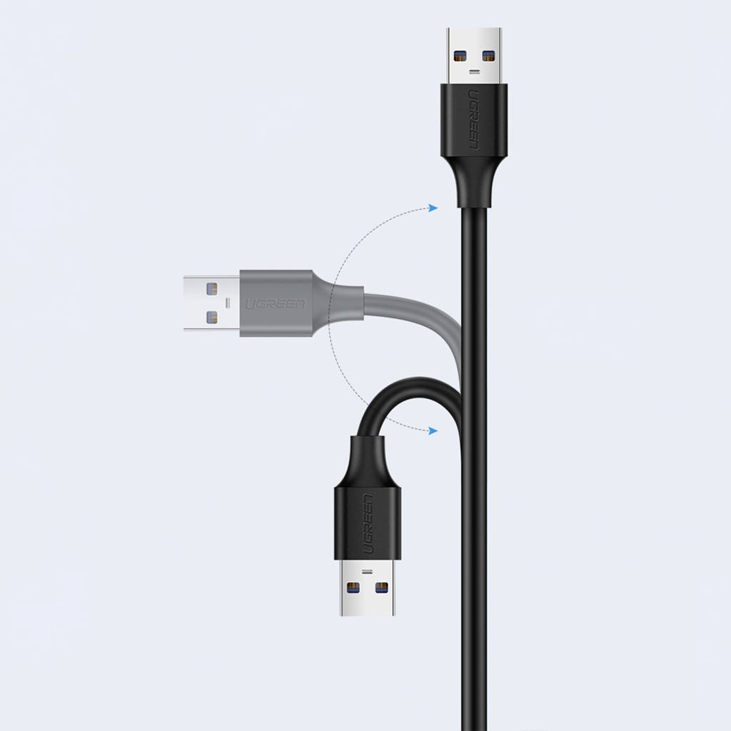 Prelungitor USB UGREEN US103, 3m, Negru