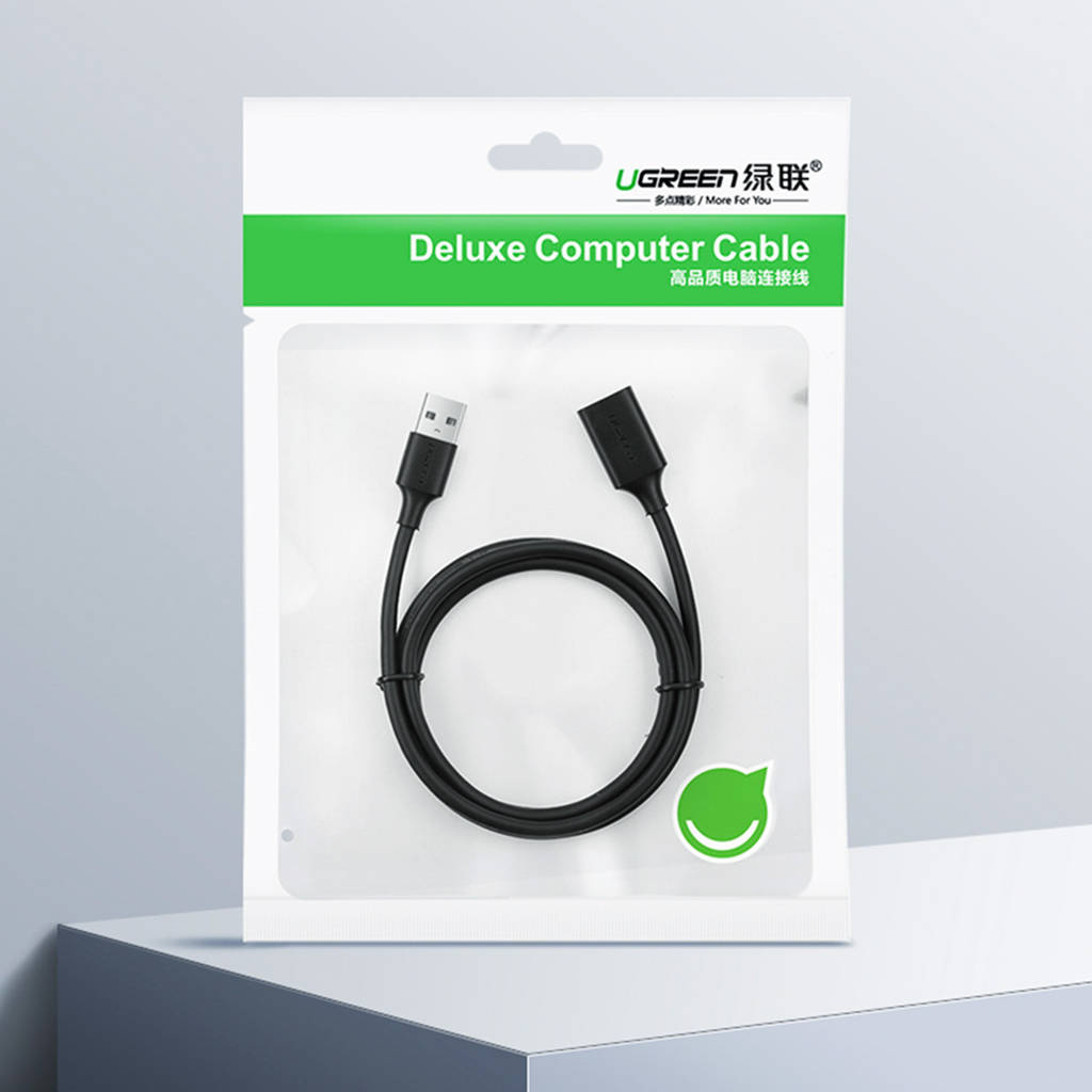 Prelungitor USB UGREEN US103, 5m, Negru