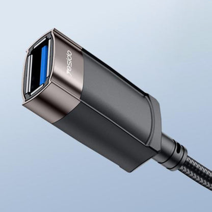 Prelungitor USB Yesido GS26, 1.5m, Gri