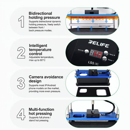 Presa cu Incalzire Relife LS5 SE pentru Apple iPhone / Android Series