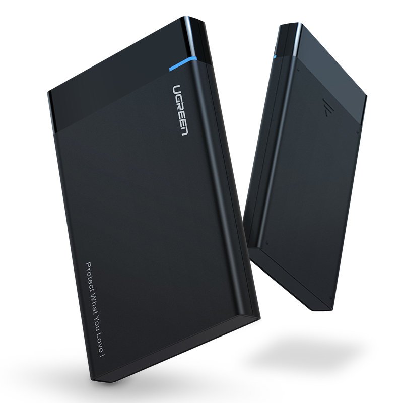 Rack UGREEN US221 pentru HDD / SSD SATA 2.5inch, USB 3.2, Negru