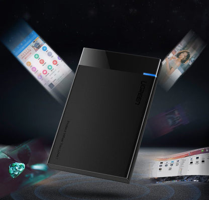 Rack UGREEN US221 pentru HDD / SSD SATA 2.5inch, USB 3.2, Negru