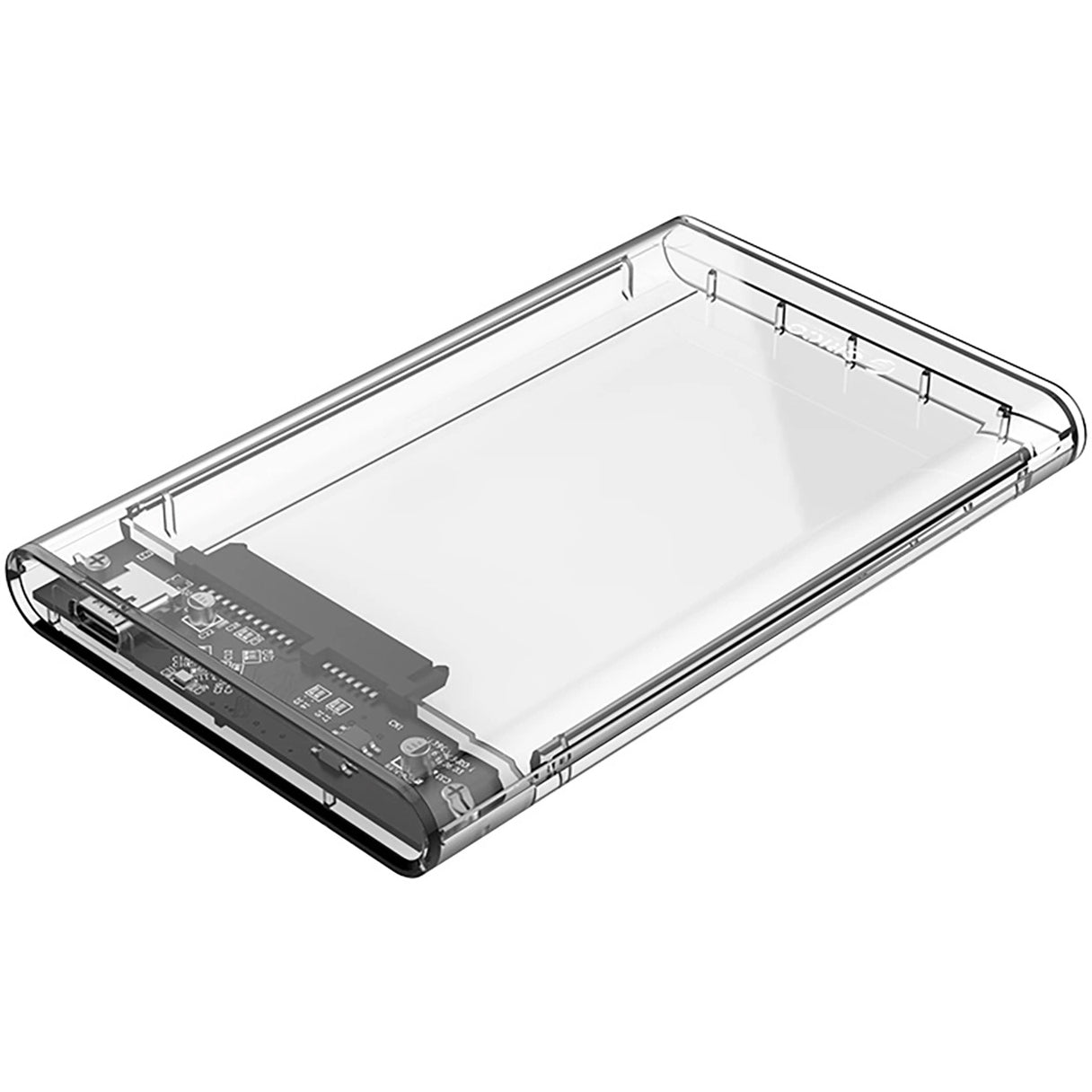 Rack Orico 2139C3 pentru HDD / SSD SATA 2.5inch, USB-C, Transparent