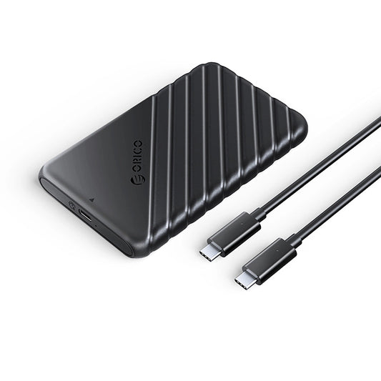 Rack Orico 25PW1C-C3 pentru HDD / SSD SATA 2.5inch, USB-C, Negru