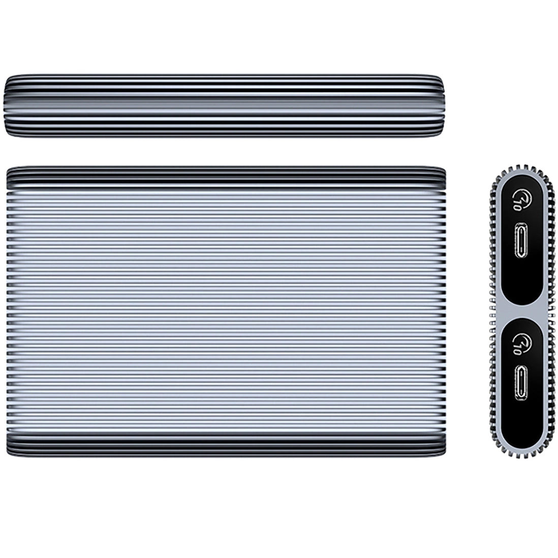Rack Orico AM2C3-2N Dual Disk pentru SSD M.2 NVMe, Gri