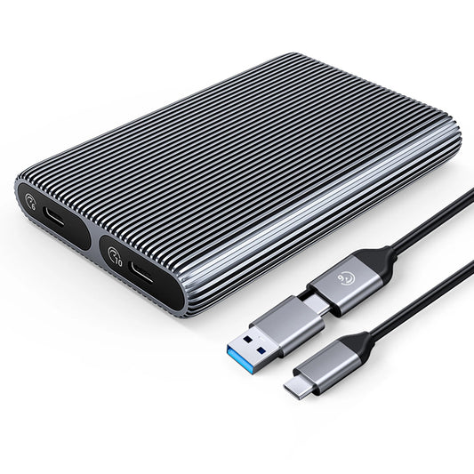 Rack Orico AM2C3-2SN Dual Disk pentru SSD M.2 NVMe, Gri