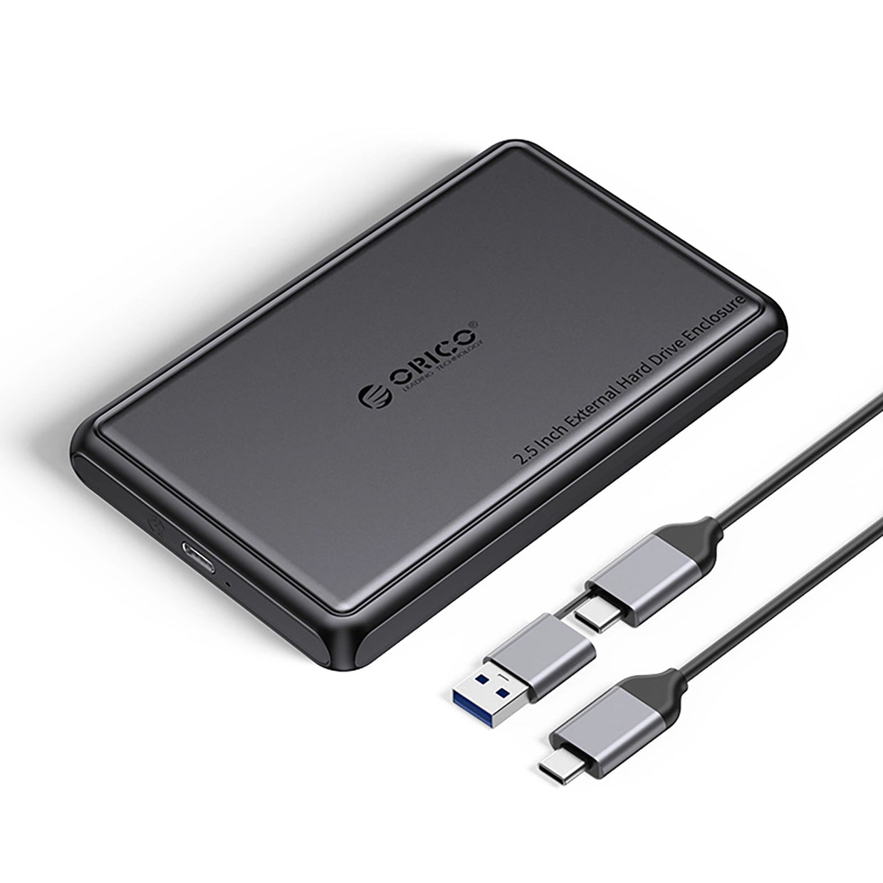 Rack Orico DDL25-C3 pentru HDD / SSD SATA 2.5inch, USB-C, Negru