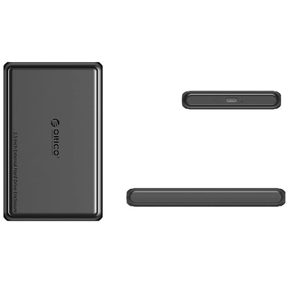 Rack Orico DDL25-C3 pentru HDD / SSD SATA 2.5inch, USB-C, Negru
