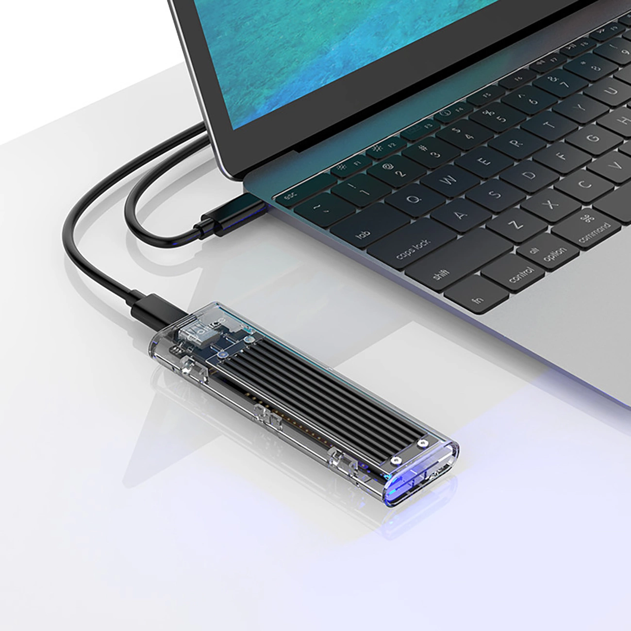 Rack Orico TCM2-C3 pentru SSD M.2 NVMe, Negru