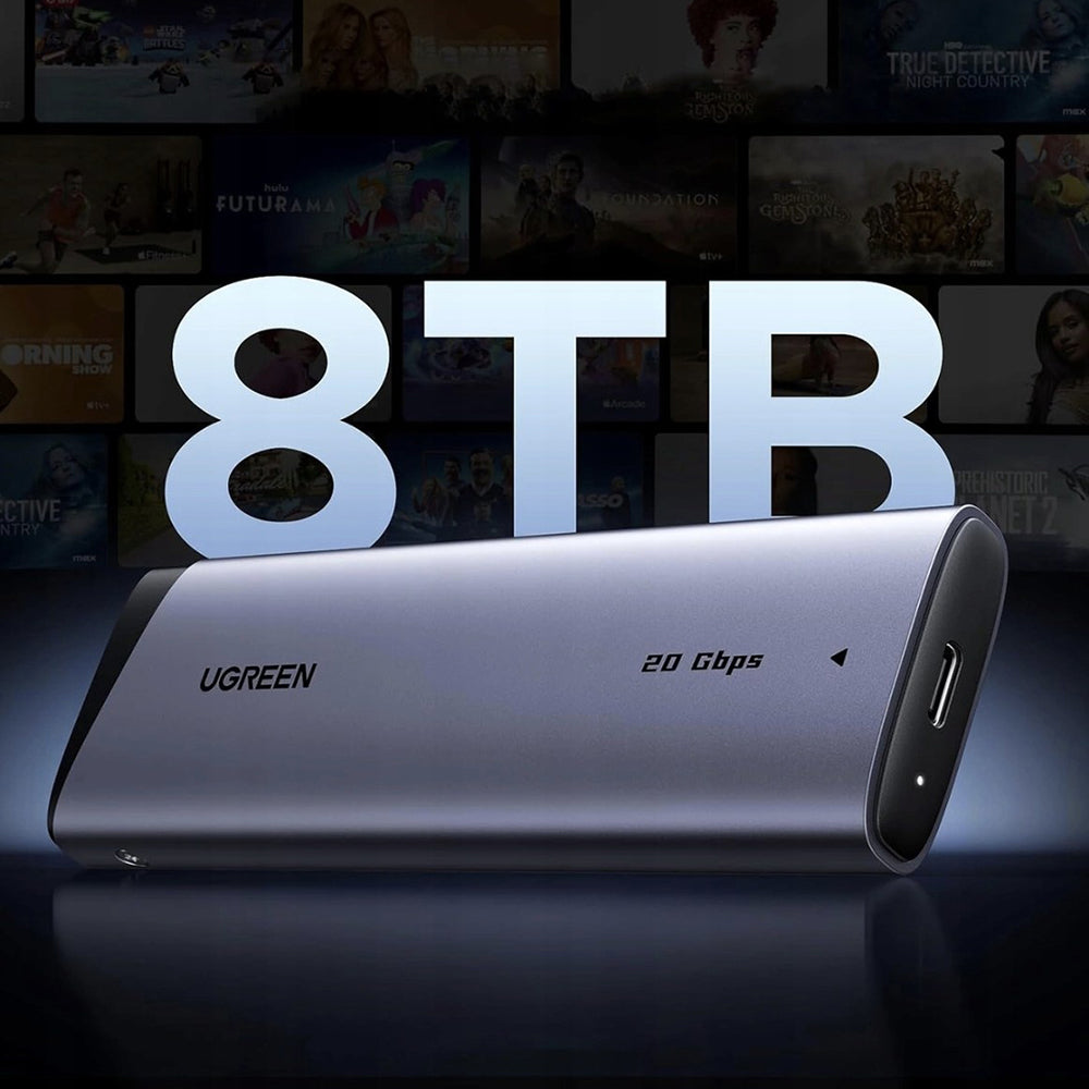 Rack UGREEN CM767 (55150) pentru SSD M.2 NVMe, Gri