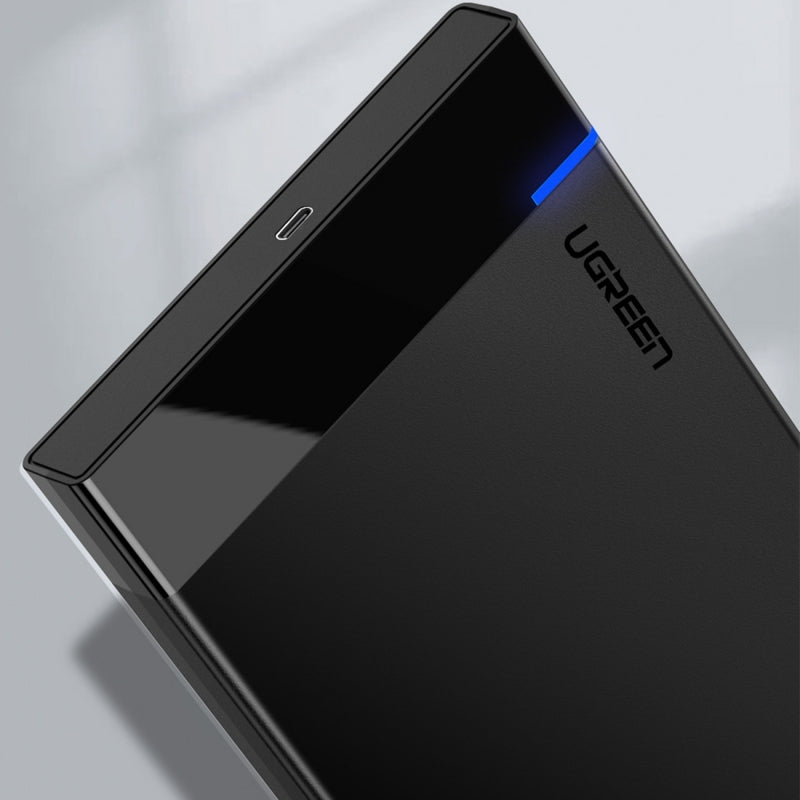 Rack UGREEN US221 pentru HDD / SSD SATA 2.5inch, USB 3.0 / USB-C 3.1, Negru