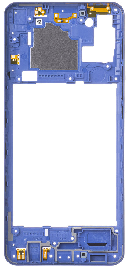Carcasa Mijloc Samsung Galaxy A21s A217, Albastra