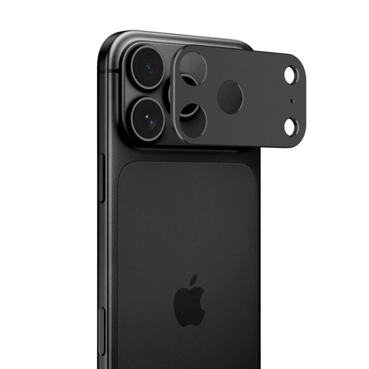 Rama protectie Camera Spate Tech-Protect Camalloy Fit+ pentru Apple iPhone 18 Pro, Aluminiu, Neagra