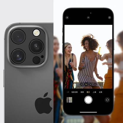 Rama protectie Camera Spate Tech-Protect Camalloy Fit+ pentru Apple iPhone 17 Pro Max, Aluminiu, Argintie