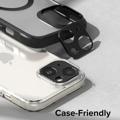 Rama protectie Camera Spate Ringke Styling pentru Apple iPhone 15 Plus / 15, Aluminiu, Neagra