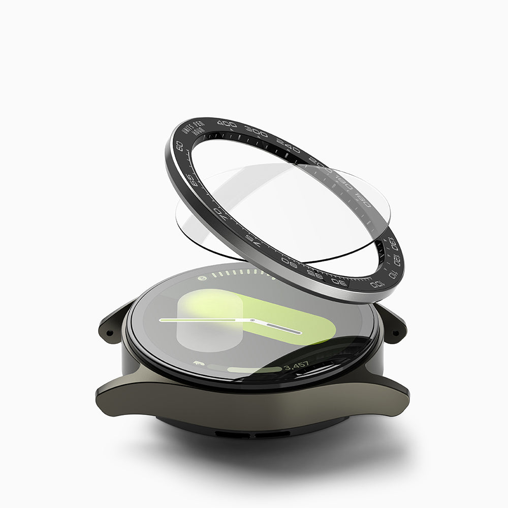 Rama Protectie Ringke Premium Styling pentru Samsung Galaxy Watch7 40mm, Model 1, Neagra