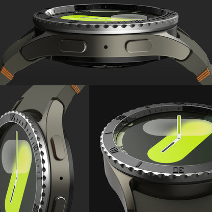 Rama Protectie Ringke Premium Styling pentru Samsung Galaxy Watch7 40mm, Model 3, Neagra