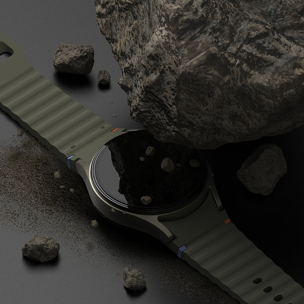 Rama Protectie Ringke Premium Styling pentru Samsung Galaxy Watch7 40mm, Model 4, Neagra