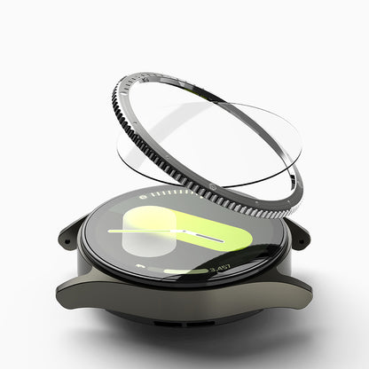 Rama Protectie Ringke Styling pentru Samsung Galaxy Watch7 40mm, Model 7, Argintie