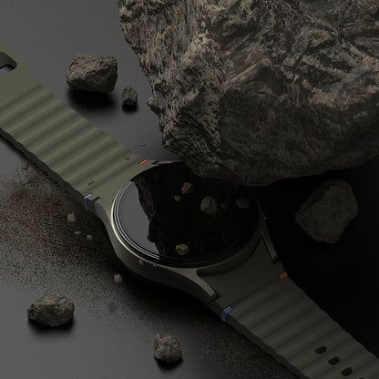 Rama Protectie Ringke Styling pentru Samsung Galaxy Watch7 40mm, Model 7, Argintie