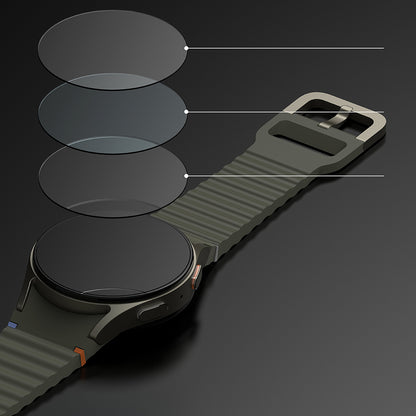 Rama Protectie Ringke Styling pentru Samsung Galaxy Watch7 40mm, Model 7, Argintie