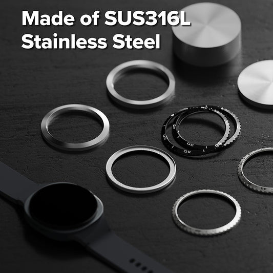 Rama Protectie Ringke Inner Styling pentru Samsung Galaxy Watch8 Classic, Neagra