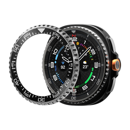 Rama Protectie Spigen Tune Diver pentru Samsung Galaxy Watch Ultra2, Neagra ACS11617