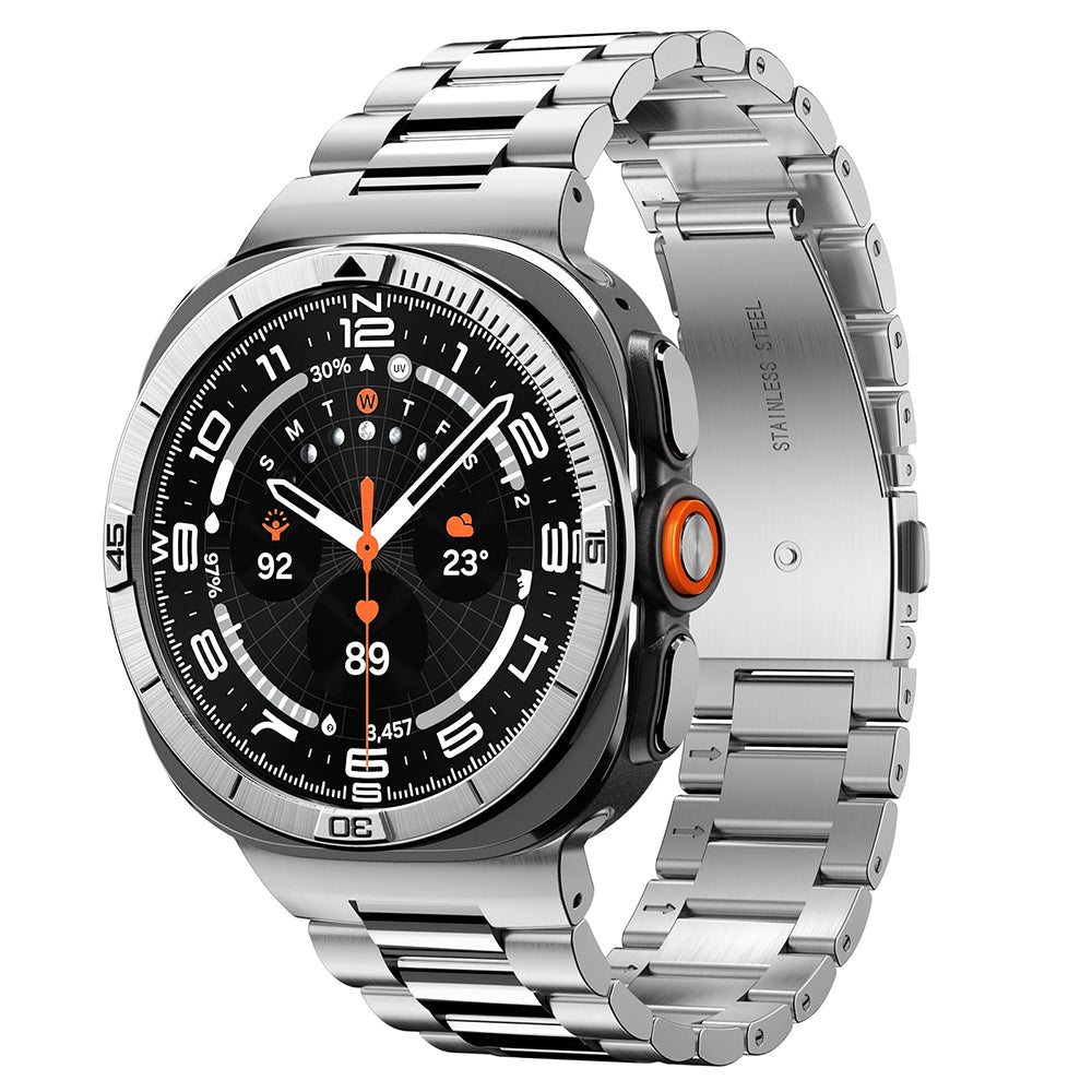 Rama Protectie Spigen Tune Pilot pentru Samsung Galaxy Watch Ultra2, Argintie ACS11616