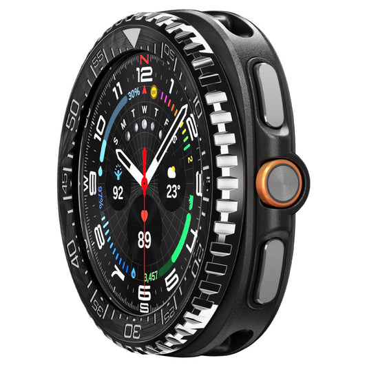 Rama Protectie Spigen Tune Pro Diver pentru Samsung Galaxy Watch8 Classic, Neagra