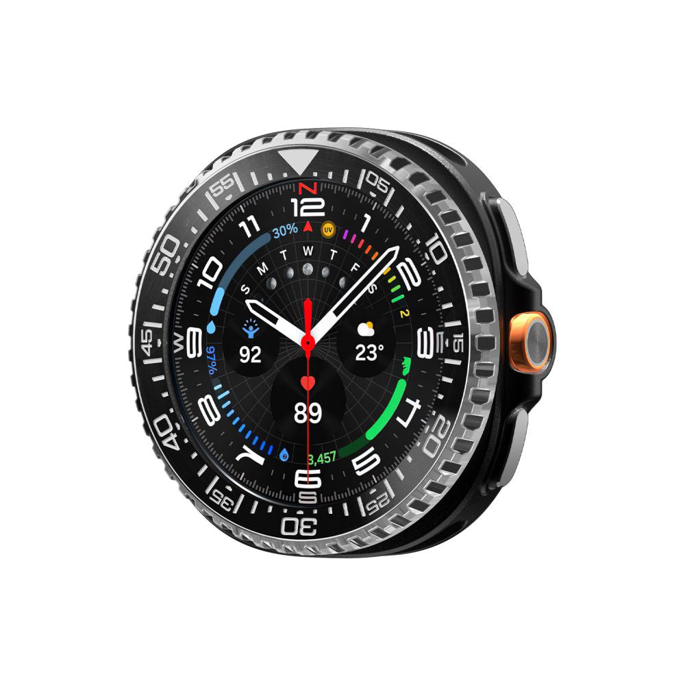 Rama Protectie Spigen Tune Pro Diver pentru Samsung Galaxy Watch8 Classic, Neagra
