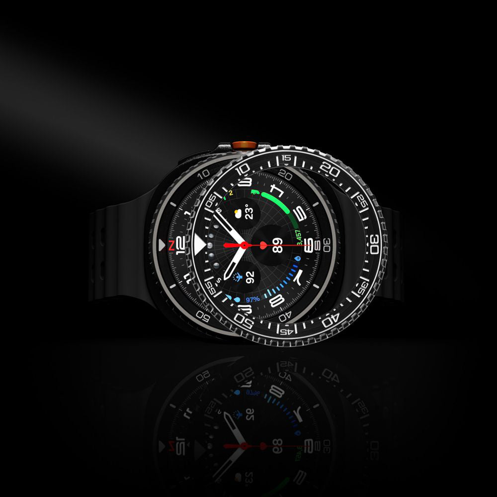 Rama Protectie Spigen Tune Pro Diver pentru Samsung Galaxy Watch8 Classic, Neagra