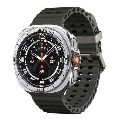 Rama Protectie Spigen Tune Pro Pilot pentru Samsung Galaxy Watch Ultra2, Argintie ACS11618