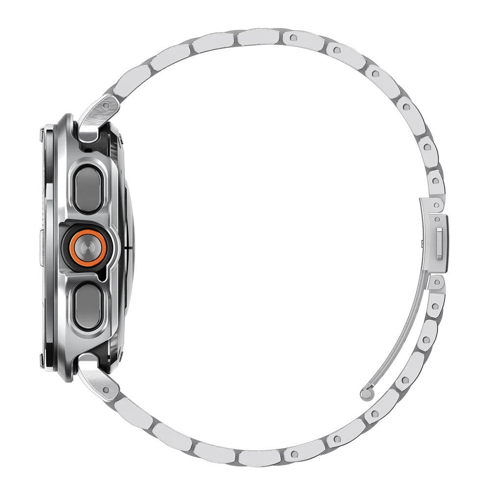 Rama Protectie Spigen Tune Pro Pilot pentru Samsung Galaxy Watch Ultra2, Argintie ACS11618