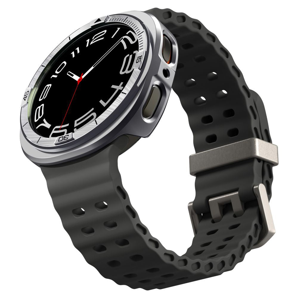 Rama Protectie Spigen Tune Pro Pilot pentru Samsung Galaxy Watch8 44mm, Argintie