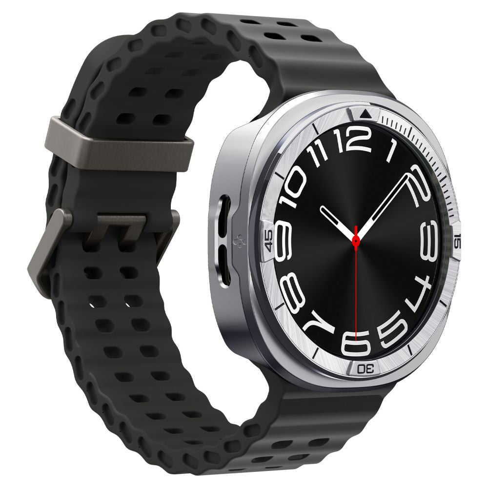 Rama Protectie Spigen Tune Pro Pilot pentru Samsung Galaxy Watch8 44mm, Argintie