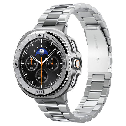 Rama Protectie Spigen Tune Pro Pilot pentru Samsung Galaxy Watch8 Classic, Argintie