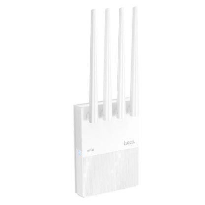 Router Wireless HOCO HI31, Dual Band, Wi-Fi 5, Alb