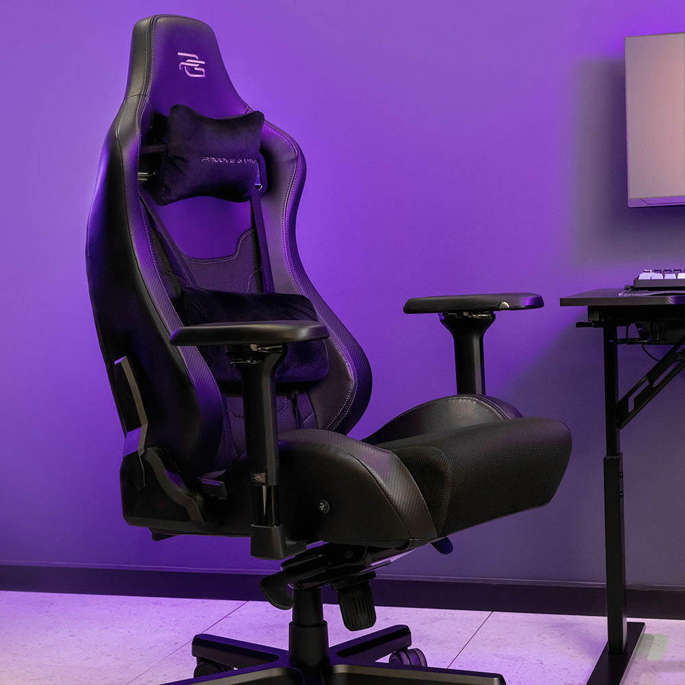 Scaun Gaming Proove Warrior, Negru GCWR0001011