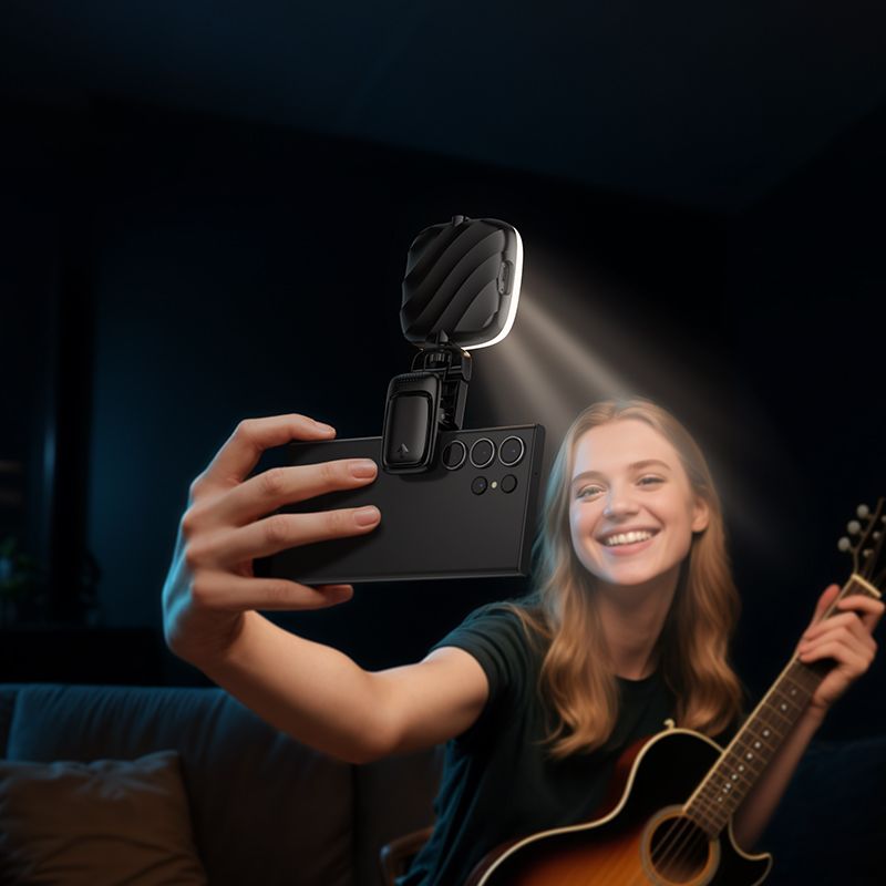 Selfie Light HOCO K29, Universal, Negru