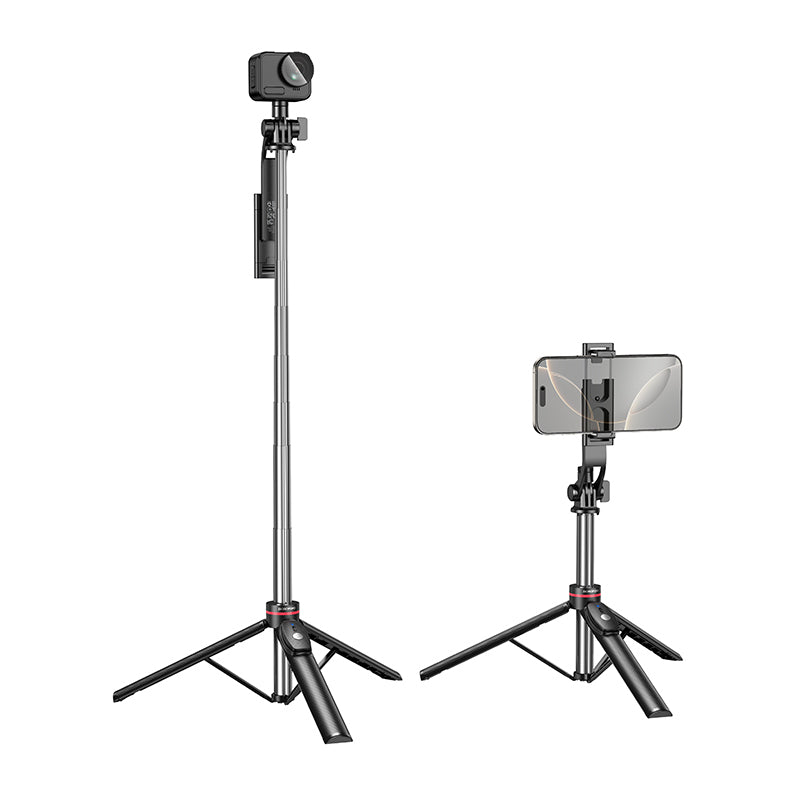 Selfie Stick Bluetooth Borofone BY15 Throne, 4.5inch - 7inch, Negru