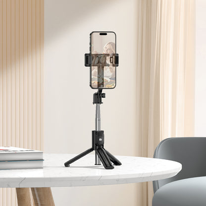 Selfie Stick Bluetooth Borofone BY14 Graceful, 4.5inch - 7inch, Negru