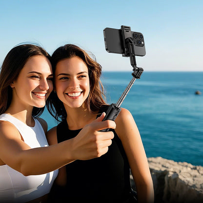 Selfie Stick Bluetooth Borofone BY14 Graceful, 4.5inch - 7inch, Negru