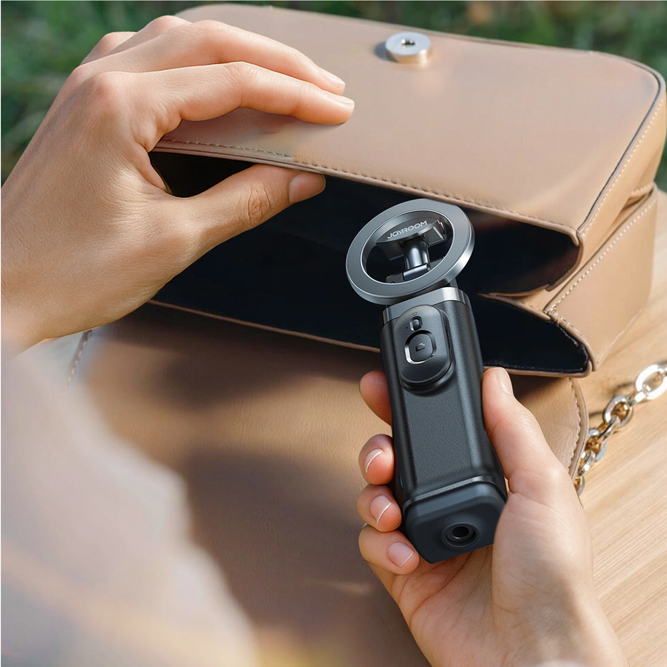 Selfie Stick Bluetooth Joyroom JR-ZS509, Universal, Negru