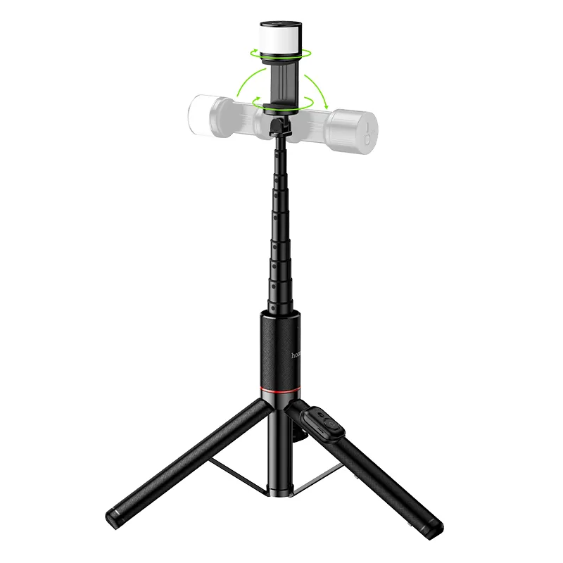 Selfie Stick Bluetooth HOCO K34, 4.5inch - 7inch, Negru