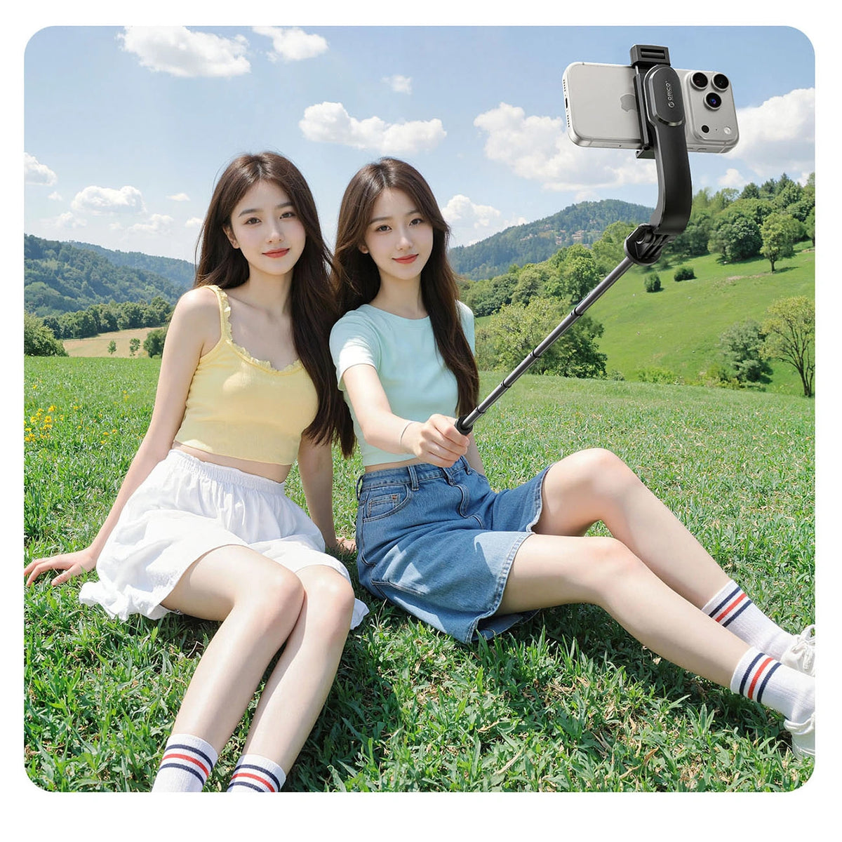 Selfie Stick Bluetooth Orico SPV90, Universal, Negru