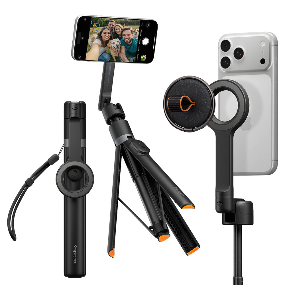 Selfie Stick Bluetooth Spigen S582W, Universal, Negru AMP11372