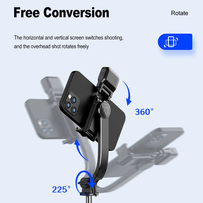 Selfie Stick Bluetooth Techsuit C01s, Universal, Negru