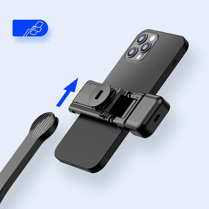 Selfie Stick Bluetooth Techsuit C01s, Universal, Negru