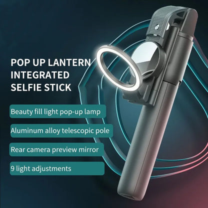 Selfie Stick Bluetooth Techsuit K13, Universal, Negru